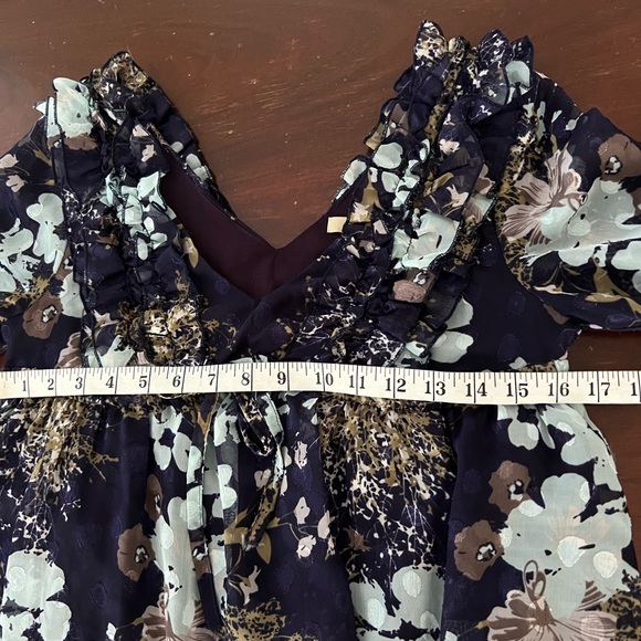 Bohemian Floral Print Mini Dress | M - Picture 8 of 11